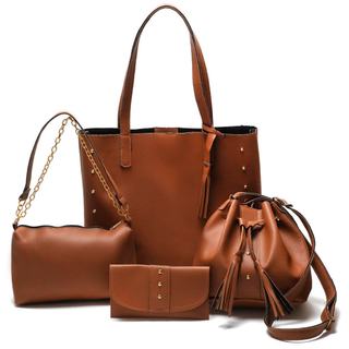 Bolsa Feminina kit Collor +sacola+saquinho+carteira 4