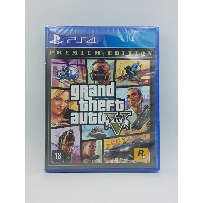 GTA V Premium Edition PS4 (NOVO) MÍDIA FÍSICA