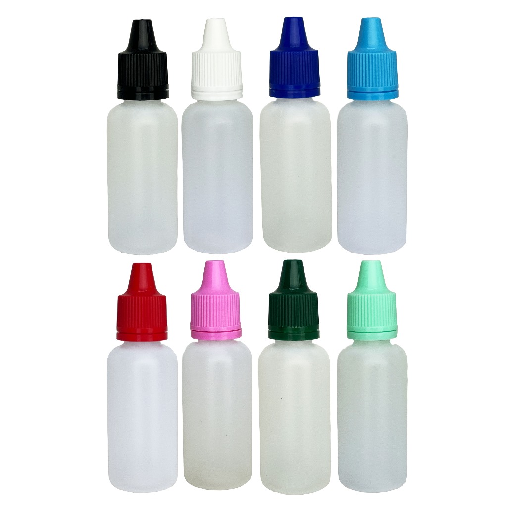 Frasco Plástico De 20ml - Conta Gotas - 50un Tampa Lacre!