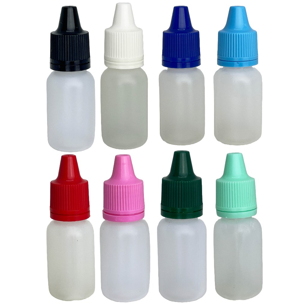 Frasco Plástico De 10ml - Conta Gotas - 100un Tampa Lacre! em Oferta na Shopee