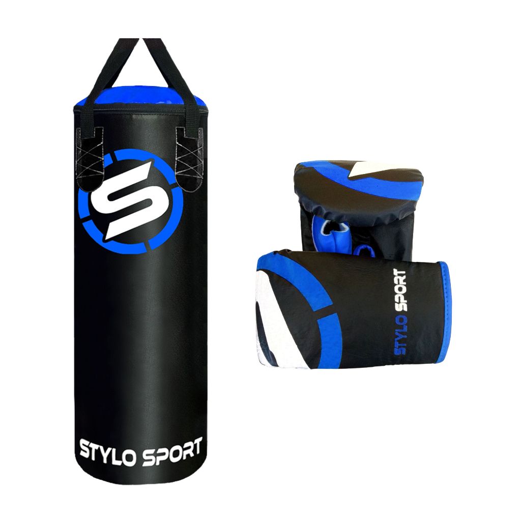 Saco de Boxe Pancada 70 x 90 Luva de Treino Bate Saco Infantil Colorido Kit Treino Academia em Oferta na Shopee