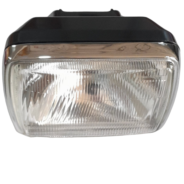 Farol Aro Cromado Lente De Vidro CG Titan 125 Até 99 ML 125 83/... Turuna 83/...