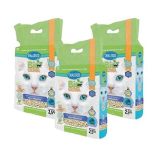 Granulado Higiênico para gatos Biodegradável Tofu Premium 2,5kg Chalesco em Oferta na Shopee