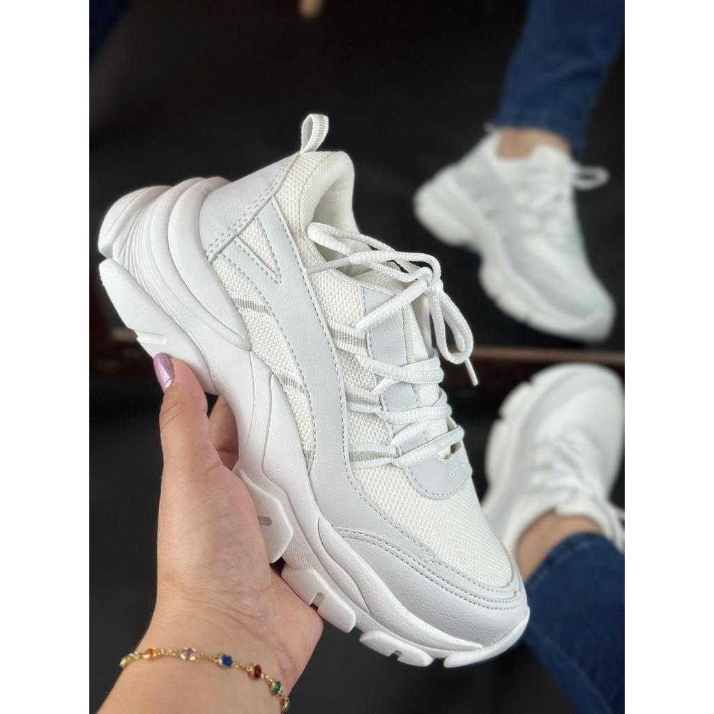 Tênis Feminino Casual Muito Confortavel Solado Leve e Macio Ótimo para Dia a Dia