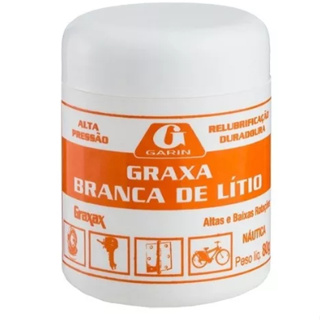Graxa Branca Litio Pura Náutica Resistente Água Garin 80g em Oferta na Shopee