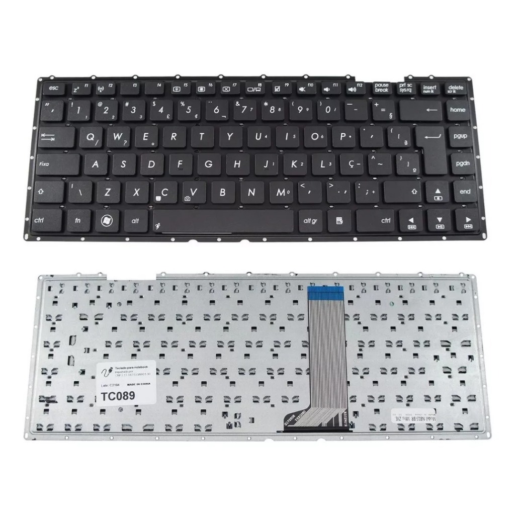 Teclado Para Notebook X451 X451c X451ca X451e X451m X451m Z450u Z450ua Z450l Z450la Abnt Ç