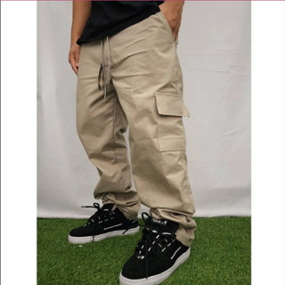 Calça Cargo Sarja Skate Streetwear Larga Unissex Casual Envio IMEDIATO