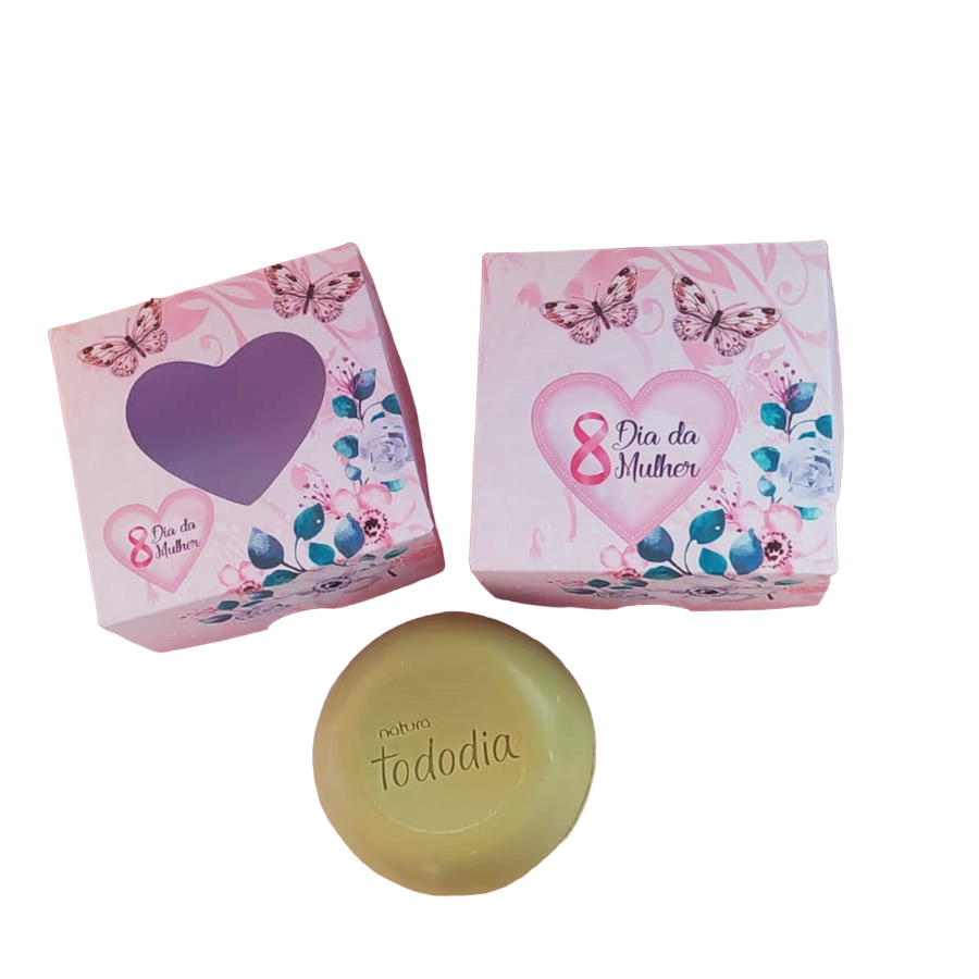 Caixas para 1 Sabonete Tipo Natura/Boticario Lembrança Dia das Mulheres  (Várias Quantidades) em Oferta na Shopee