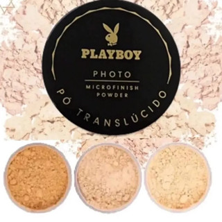 Pó Translúcido Fixador Play Boy Compacto De Finalização Facial a Prova D