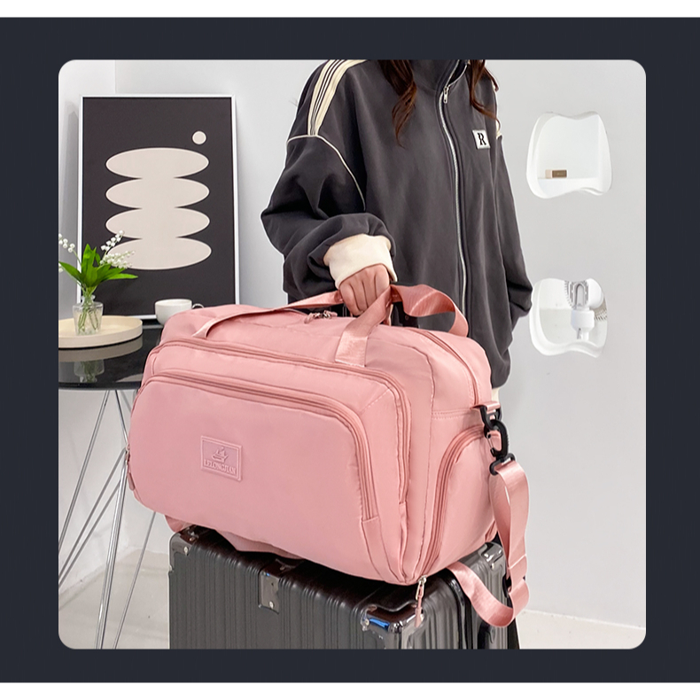 Bolsa Mochila Mala Maternidade Grande Capacidade À Prova D' Água Academia Viagem Fitness Esportiva alça transversal 8770