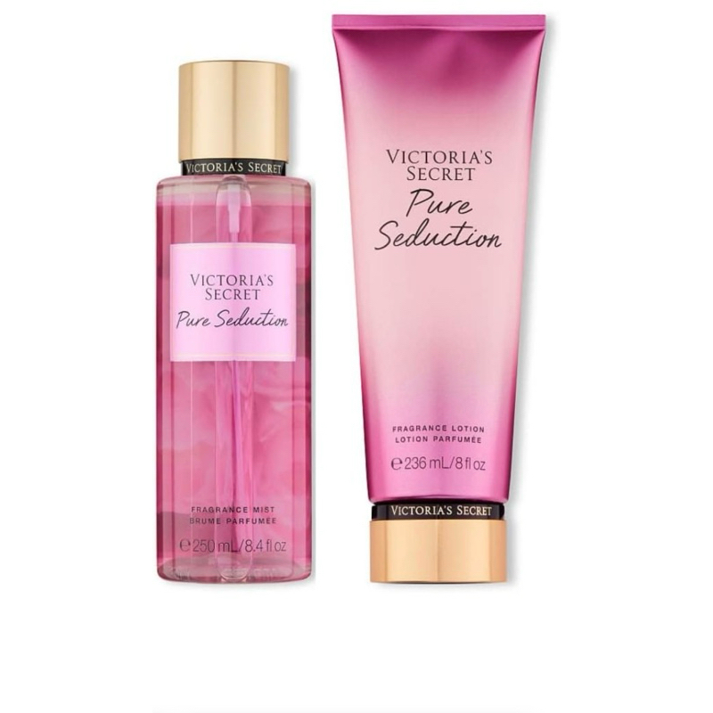 Kit Body Splah + Creme Hidratante Pure Seduction Victoria's Secret importado original