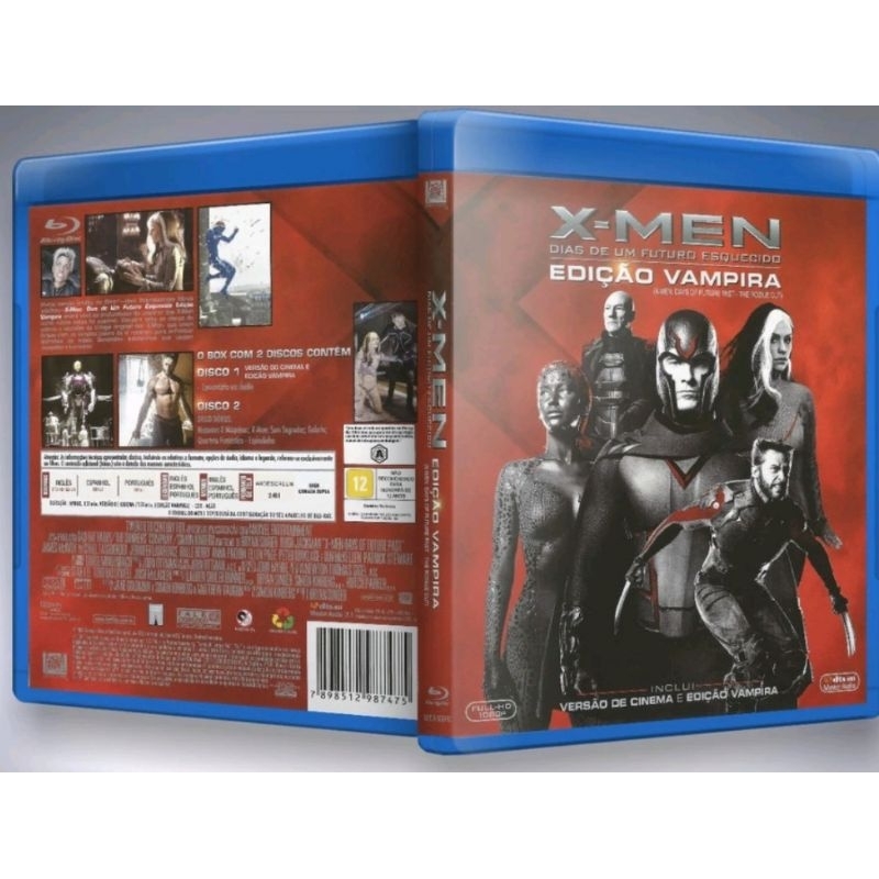 Bluray Duplo X-Men Dias de Um Futuro Esquecido. ( Edição Vampira )