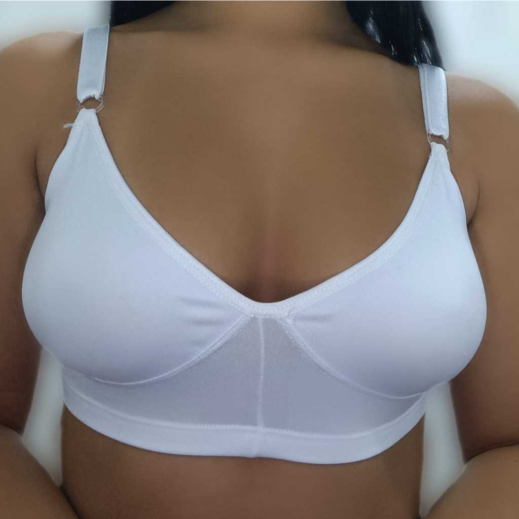 Kit 2 Sutiã De Sustentação Reforçado Sutia Sem Bojo 0062 em Oferta na Shopee