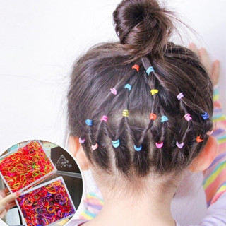 KIT Elastico de cabelo borrachinha liguinha de cabelo silicone infantil pronto entregar