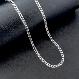 Corrente Cordão Masculino Grumet 1x1 2mm De Aço Inoxidável em Oferta na Shopee