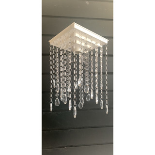 lustre cristal acrílico montado pronto para instalar ambiestes pequenos internos iluminaçao salas lojas corredores lavabos areas