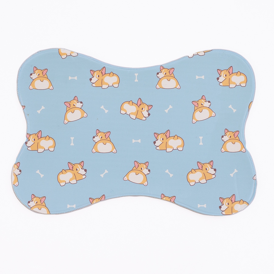 Tapete Para Cachorro Cão e Gato Pet Comedouro Osso 44 cm x 30 cm Tapetinho