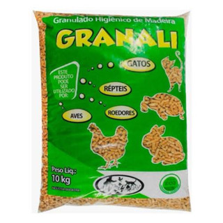 Granulado Higiênico de Madeira Granali 10kg