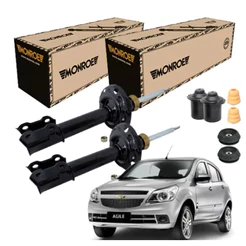 Par Amortecedor Dianteiro Original Monroe + Kit´s Gm Agile