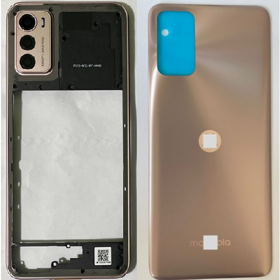 Carcaça ComTampa+Aro Lateral + Lente Das Câmera +Botão Externo Volume  Moto G42 Xt2233
