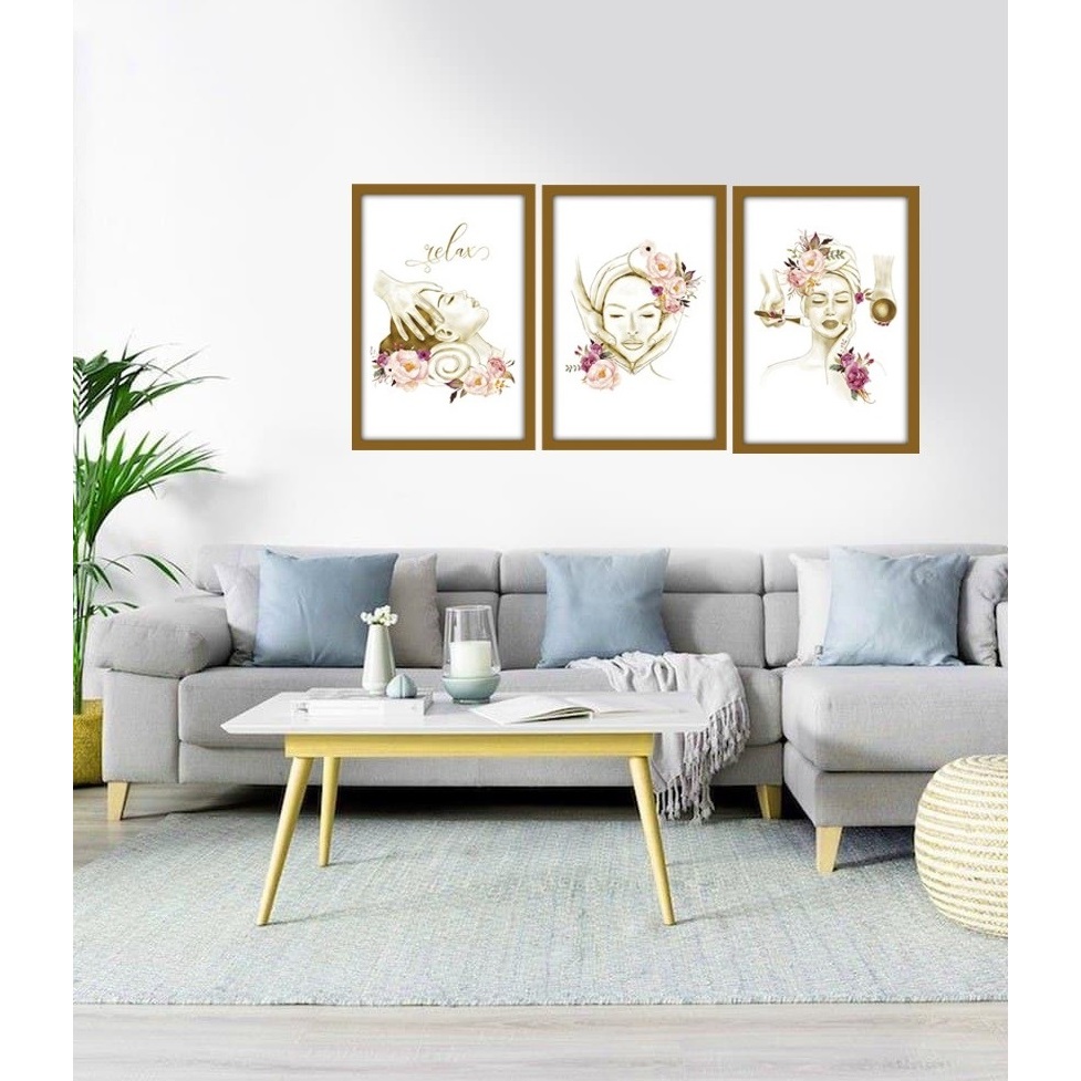 Quadro Decorativo Massagem Relaxar Maquiagem Sono Equilibrio