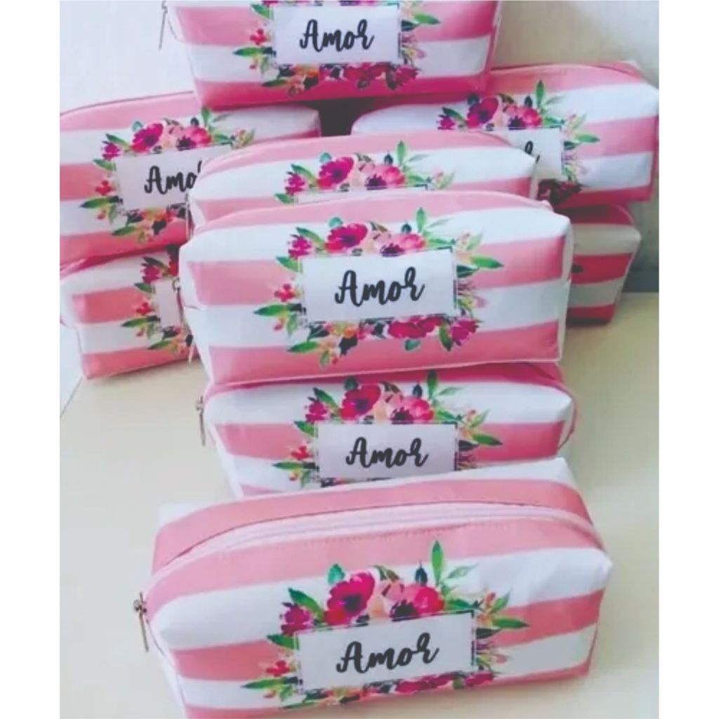 20 Necessaire Box Estojo Personalizada Dia das Maes