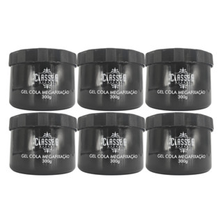 Kit 6x Gel Cola 300g Mega Fixação Classe A