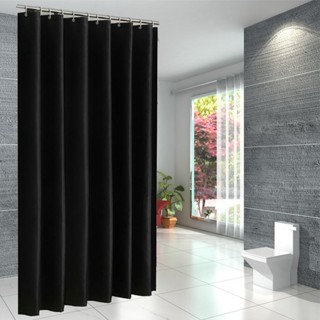 Cortina Box Inteira Para Banheiro Anti Mofo Resistente Alta Qualidade 100% PVC Preto - Envio Imediato
