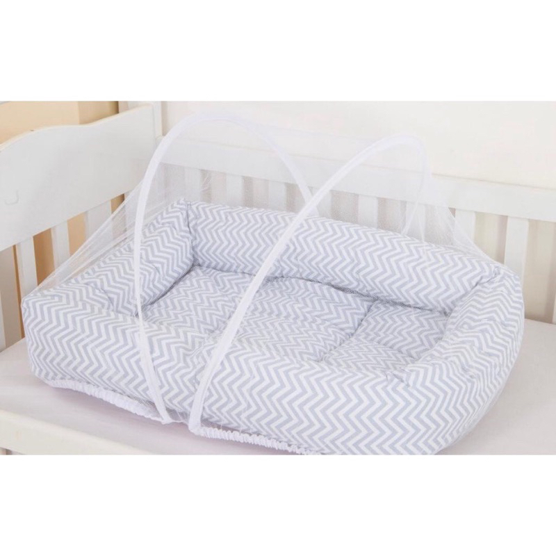 Mosquiteiro para Ninho Redutor de Berço Branco Avulso Universal