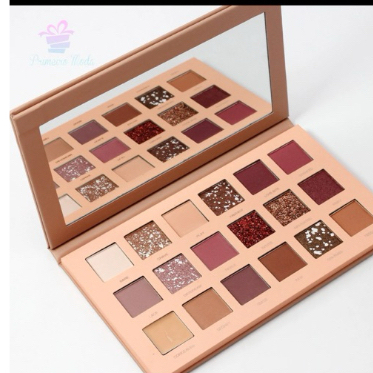 18cor Paleta de sombras Febella New Nude/ Cores Nude de alta pigmentação
