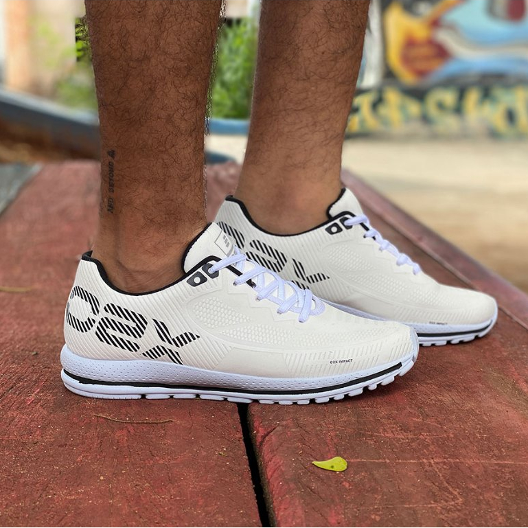 Tênis O2X Super Leve Bondi Caminhada Corrida Masculino