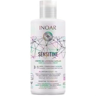 INOAR SENSITIVE CO-WASH - CREME DE LIMPEZA 3 EM 1 400ML