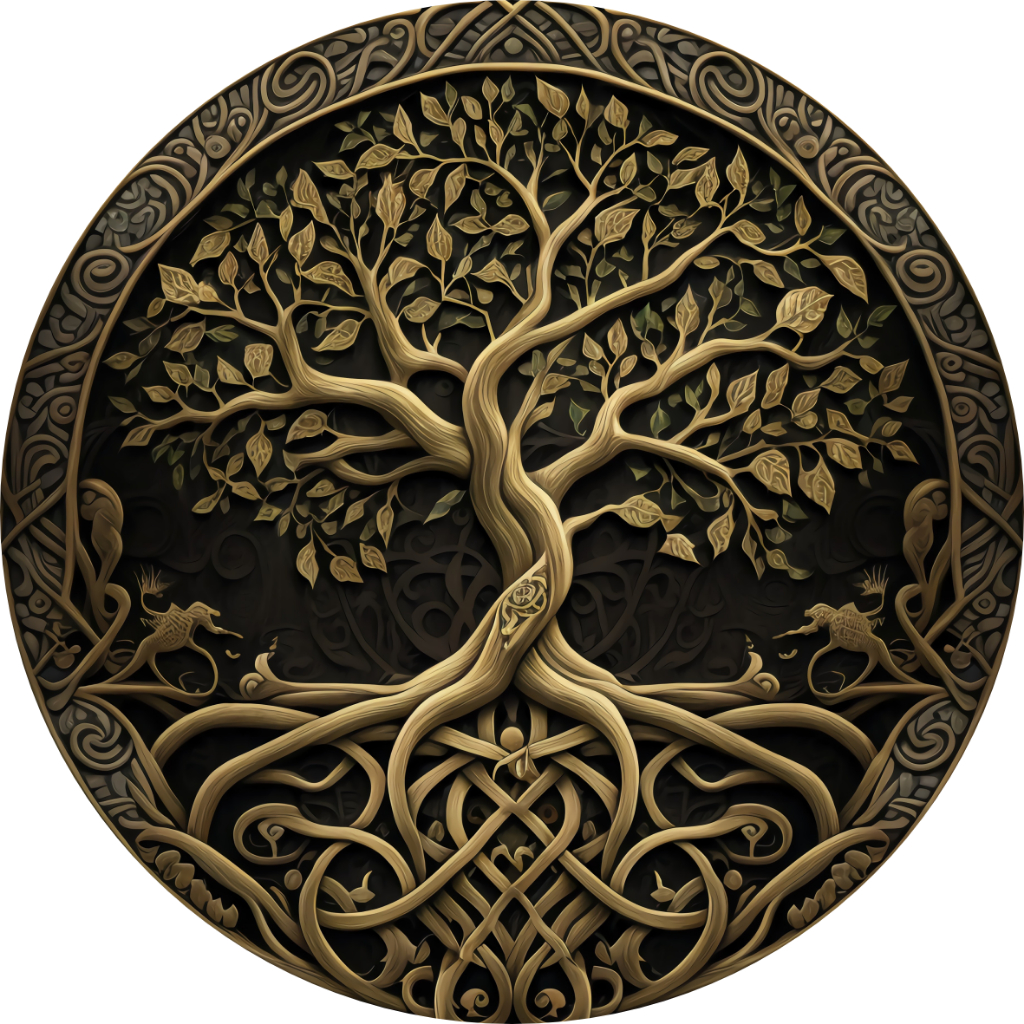 Imagem Mandala Decorativa Arvore da Vida Simbologia Sagrada