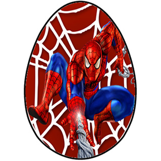 PAPEL ARROZ ESPECIAL PARA OVO DE COLHER PÁSCOA) HOMEM ARANHA em Oferta na Shopee