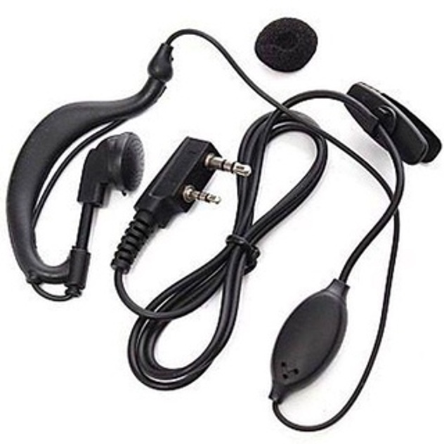 Fone de Ouvido Para Comunicador Rádio Baofeng 777S 888S UV5R Kenwood Talkabout Rick