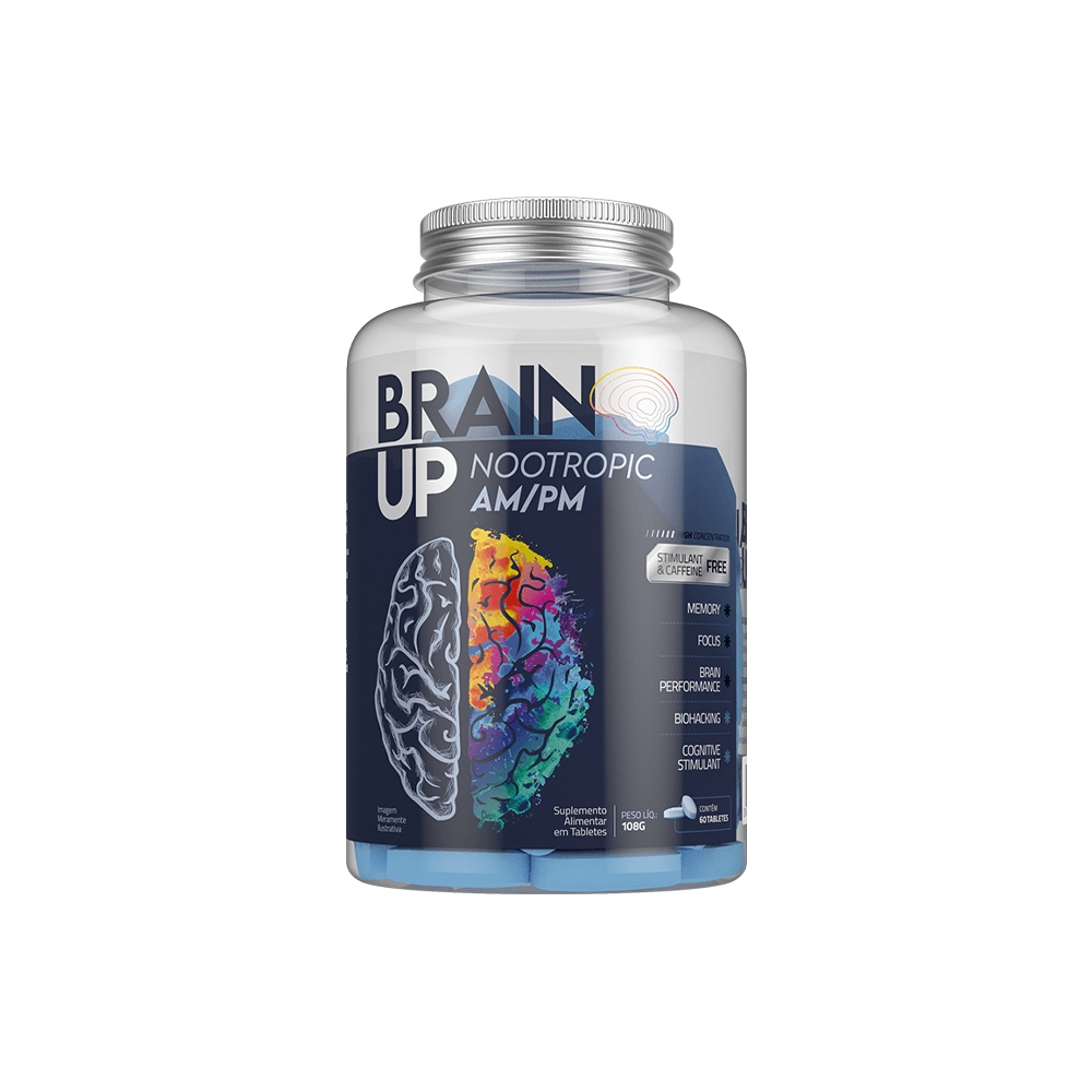 Nootrópico Brain Up Am/Pm - 60 Tabletes - True Source