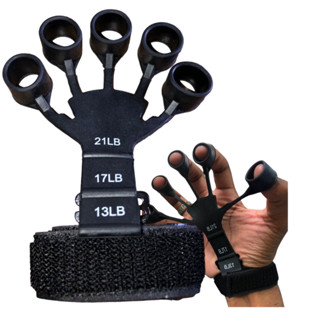 Pulseira treinador flexivo violão dedo exercitador 3 niveis silicone recuperação fortalecimento ajustavel
