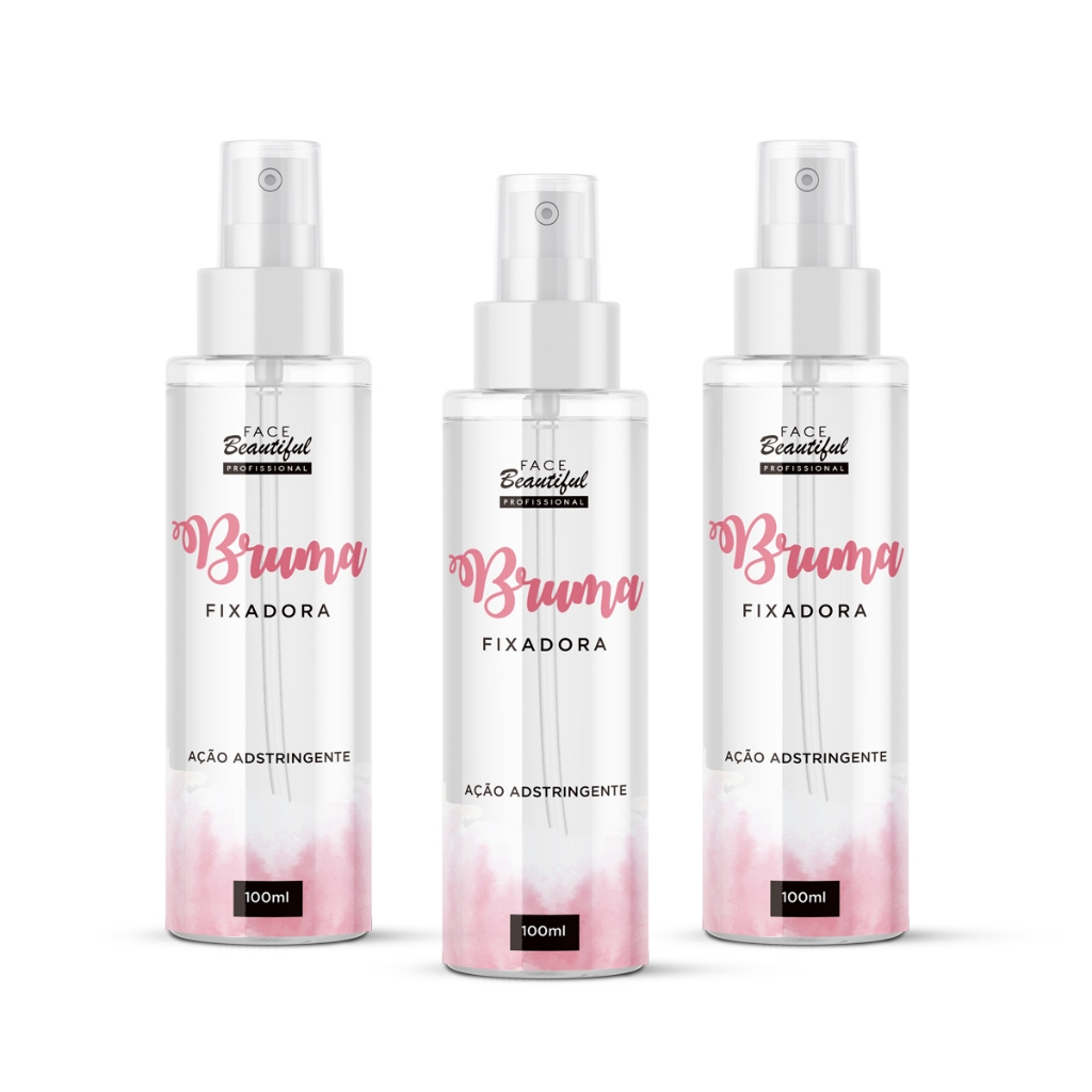 Bruma Fixadora Ação Adstringente  Face Beautiful 100 ml em Oferta na Shopee