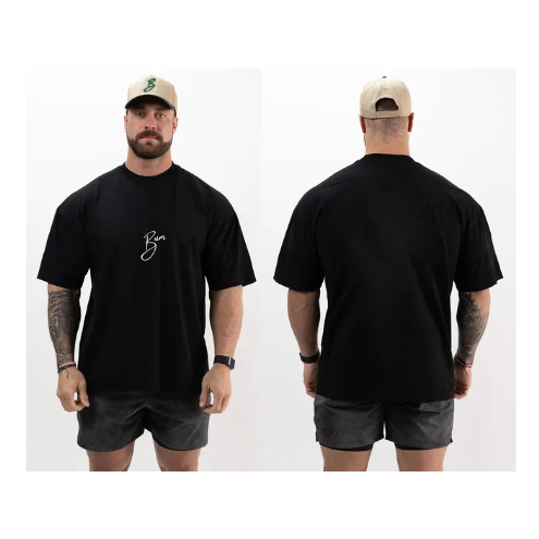 Camiseta Oversized Camisão Estampa Basica Fitness Streetwear Academia Premium