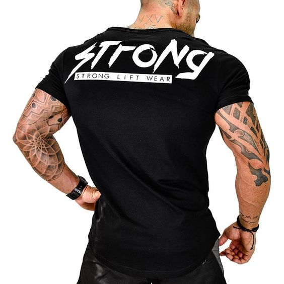 Camiseta Oversized Grande Academia Strong Costa Camisa 100% Algodão Lançamento