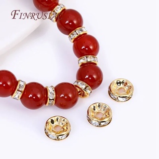 Espaçador Rondele Rondela metal 20unidades Entremeio Separador Pulseiras com brilho DIY Artesanato em Oferta na Shopee