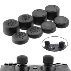 8 Grips Para Analógicos de Controle PS3, PS4, PS5/ X-Box 360, ONE S/X, Series S/X