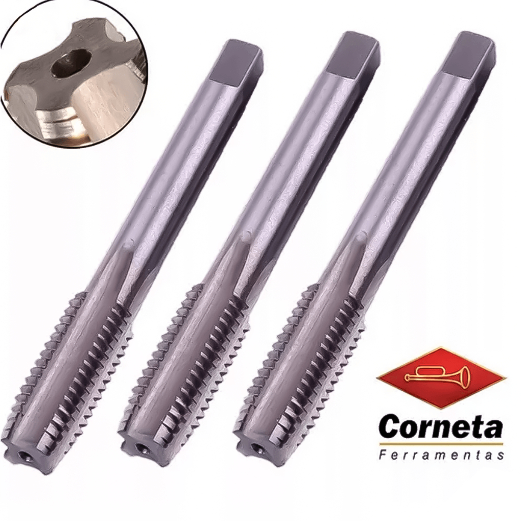 Jogo De Macho Para Abrir Roscas Internas 3 Pçs M14 X 1,5mm Aço Liga Corneta Ferramentas em Oferta na Shopee