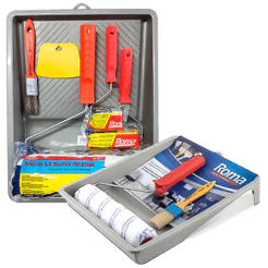 Kit Jogo De Pintura Flex Com 3 Ou 4 Peças Vários Acessórios Pronto Para Uso