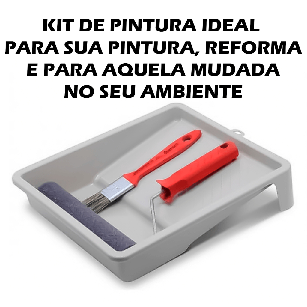 Kit Jogo De Pintura Flex Com 3 Ou 4 Peças Vários Acessórios Pronto Para Uso · foto 2