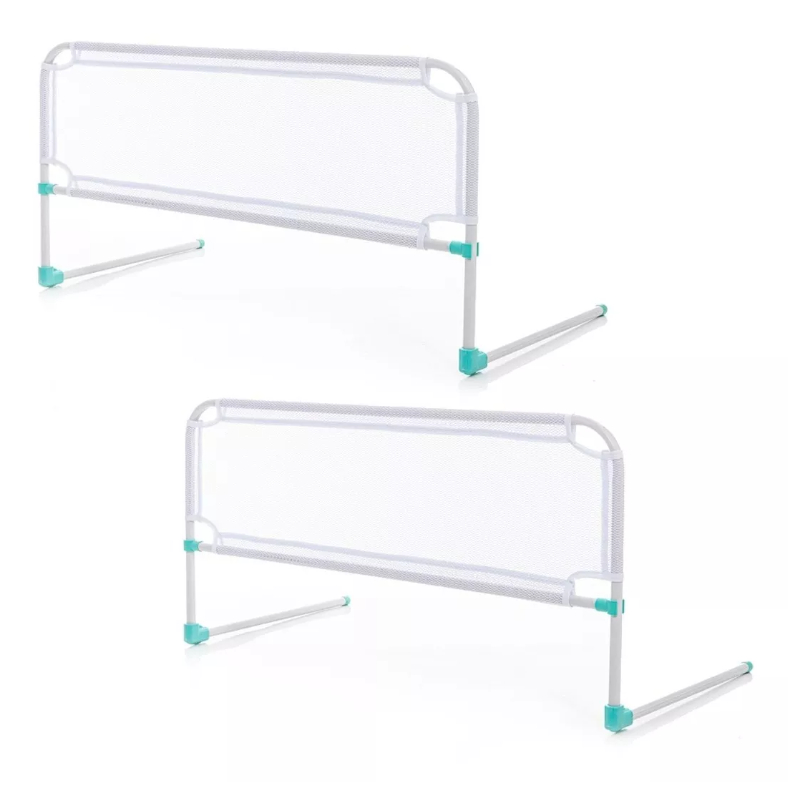 Kit 2 Grade de Proteção para Bebê Criança Protetor de Cama Lateral Segurança Estrado