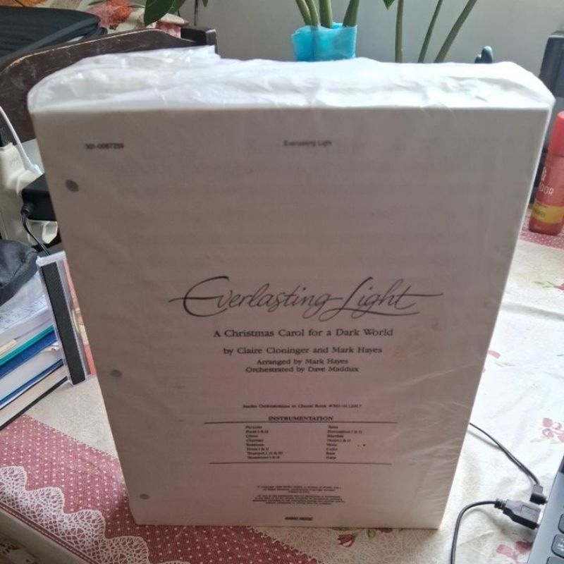 Livro Orquestral Completo DO Musical EVERLASTING LIGHT BY CLONINGER E HAYES