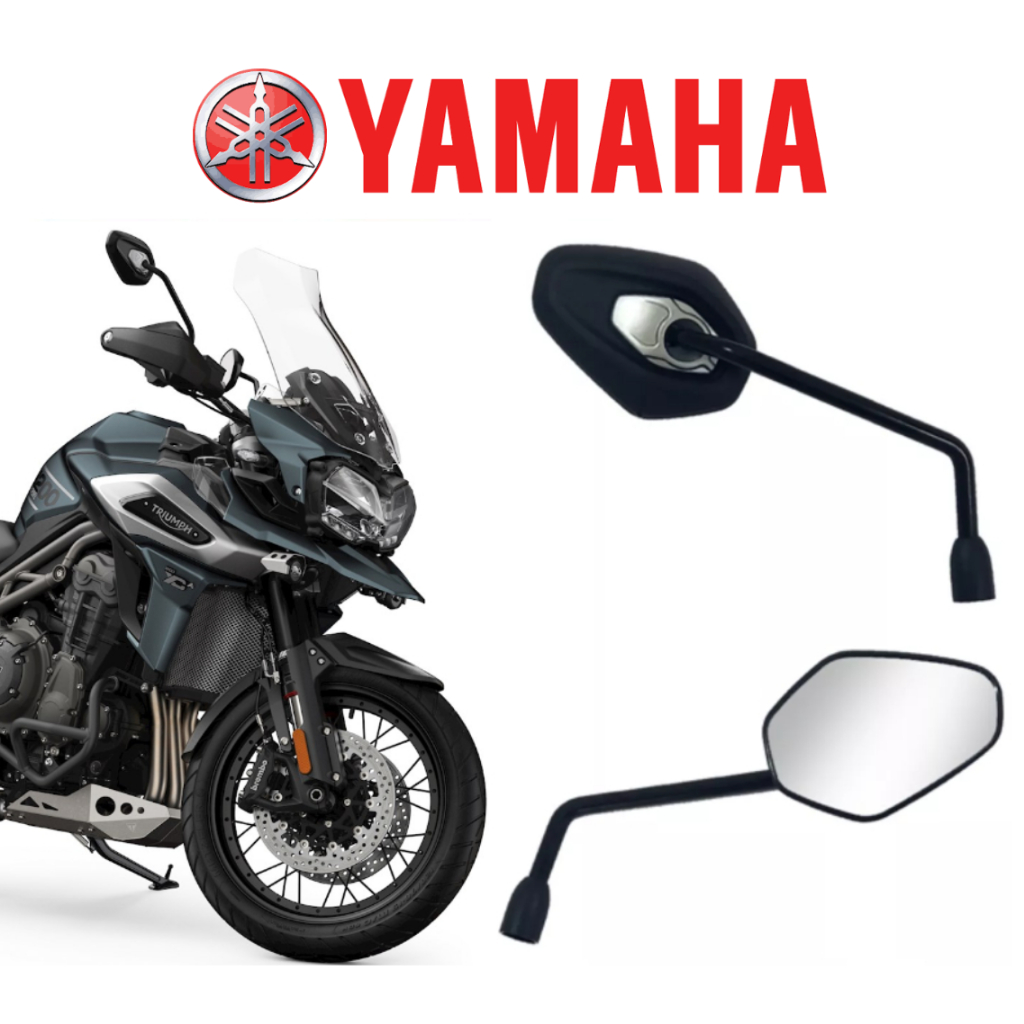 Par Retrovisor Tiger 1200/900 TR331 Rosca Yamaha Factor Fazer 150 Ybr Xtz Crosser Tenere Fazer250 Xt660 G76