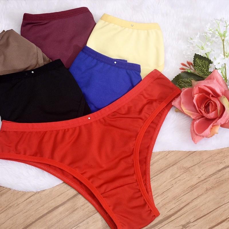 KIT 10 Calcinhas Conforto em Microfibra Adulto em Oferta na Shopee