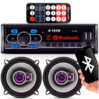 Aparelho Mp3 Com Bluetooth Radio Fm Usb + Falante Pioneer 5 Polegadas De porta 100wrms em Oferta na Shopee